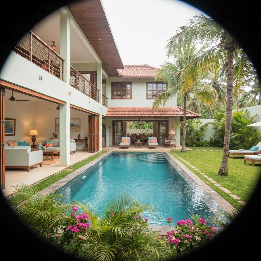 Luxury pool villa in Goa